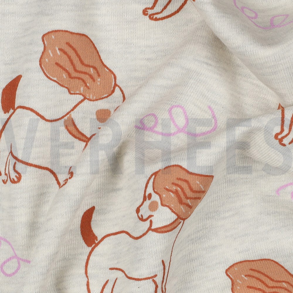 SWEAT MELANGE DOGS ECRU MELANGE #7