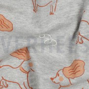 SWEAT MELIERT HUNDE HELLGRAU MELIERT (thumbnail) #2