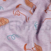 SWEAT MELANGE CHIENS VIOLET MÉLANGÉ (thumbnail) #2