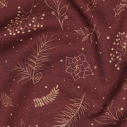 CANVAS DIGITAAL KERSTMIS HUIZEN BORDEAUXROOD (thumbnail) #2