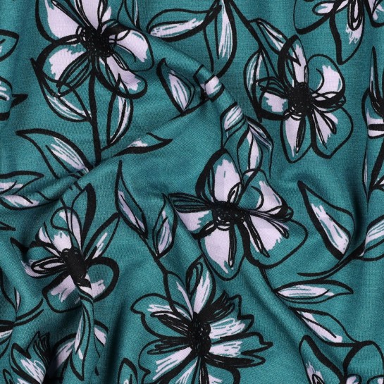 PUNTA DI ROMA FLOWERS BLUE #7