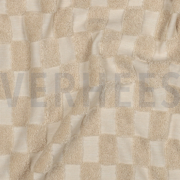 COTON ÉPONGE TRICOT CARREAUX SABLE (thumbnail) #2