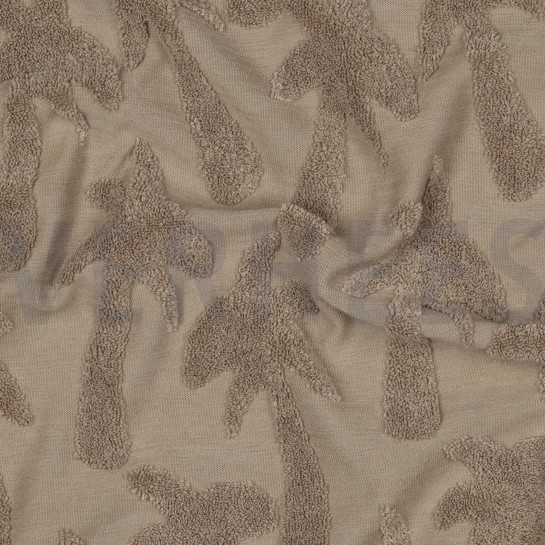 COTON ÉPONGE TRICOT PALMIERS SABLE #7