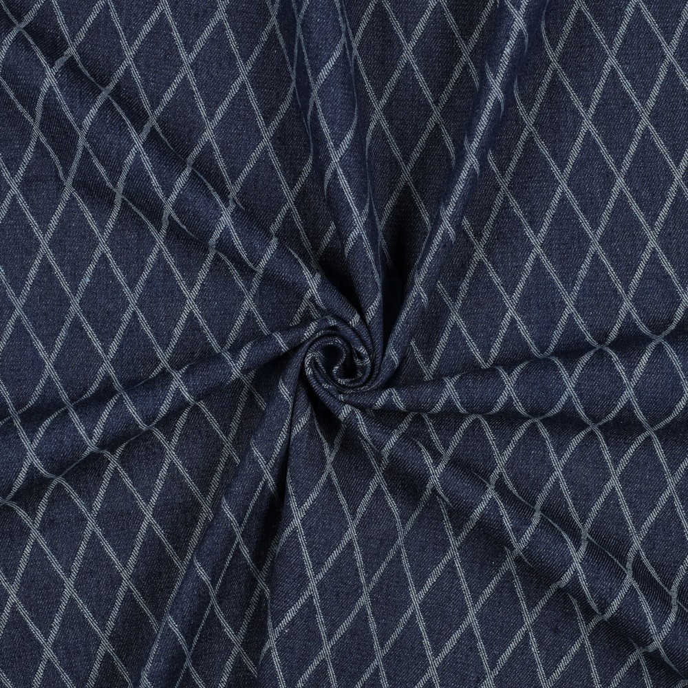 JEANS JACQUARD DIAMANTEN INDIGO #7