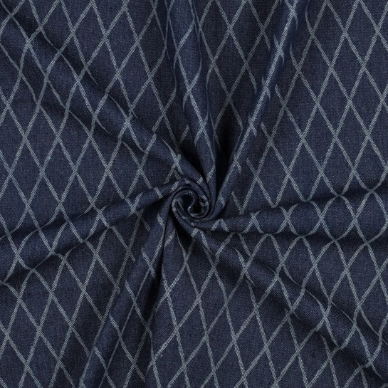 JEANS JACQUARD DIAMONDS INDIGO #7