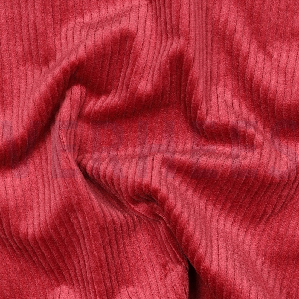CORDUROY WASHED 6W STRETCH CLARET RED #7