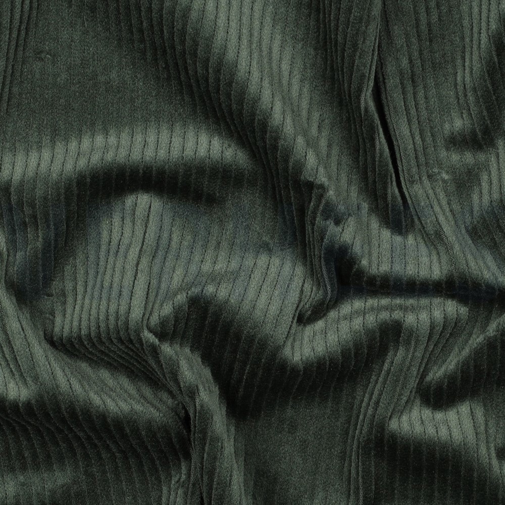 CORDUROY GEWASSEN 6W STRETCH DONKERGROEN #7