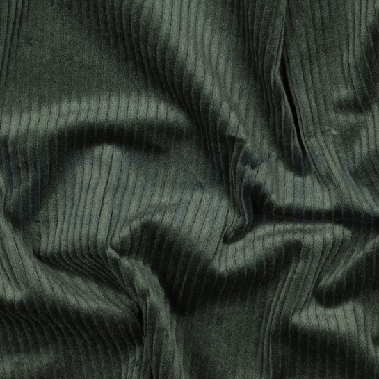 CORDUROY WASHED 6W STRETCH DARK GREEN #7