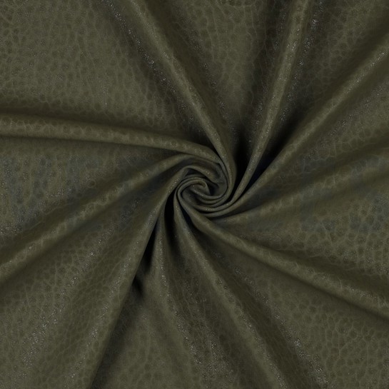 SIMILI CUIR STRUCTURÉ VERT ARMÉE #7