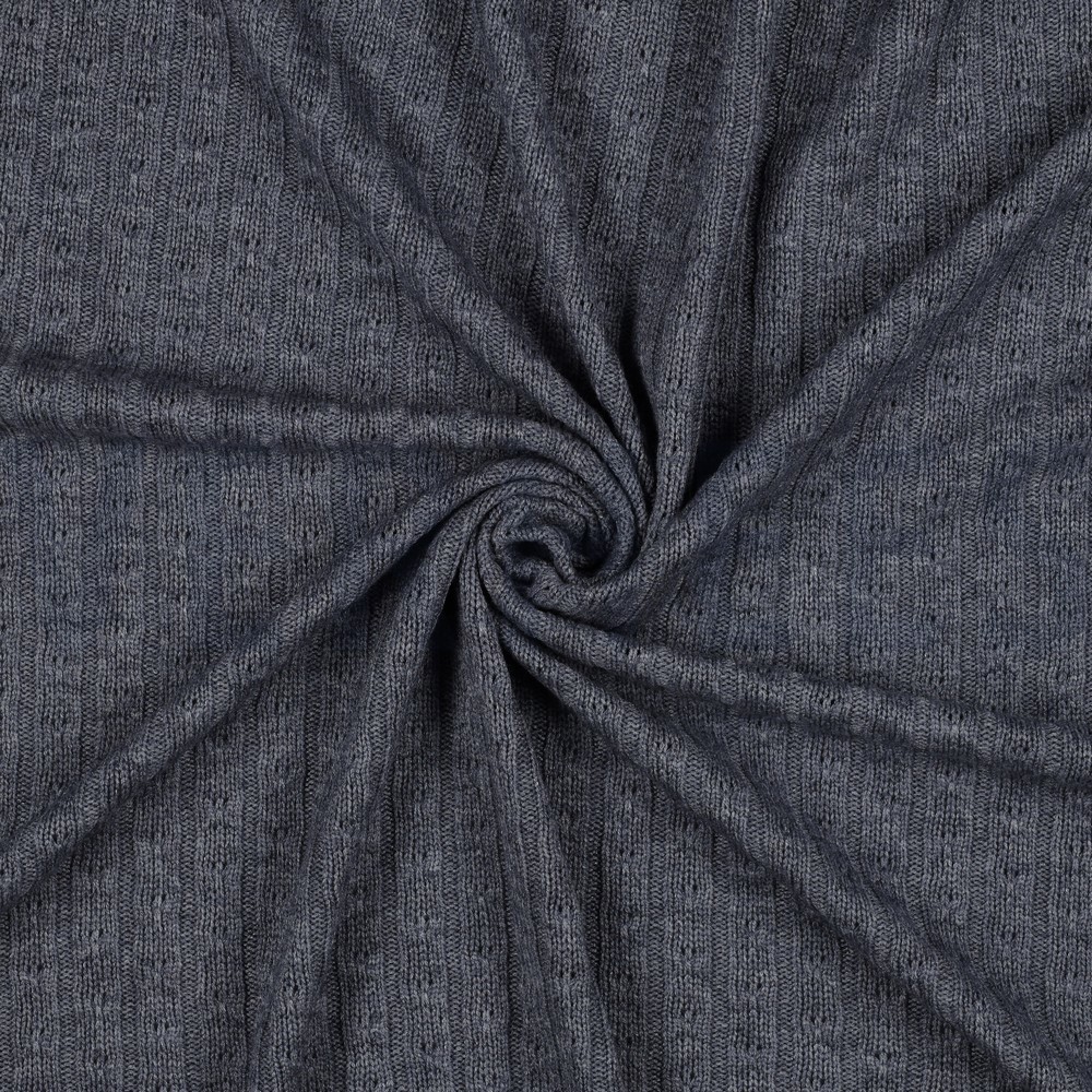 STRICK ZOPF BLAU #7
