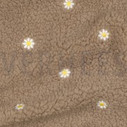 TEDDY EMBROIDERY FLOWERS TAUPE (thumbnail) #2