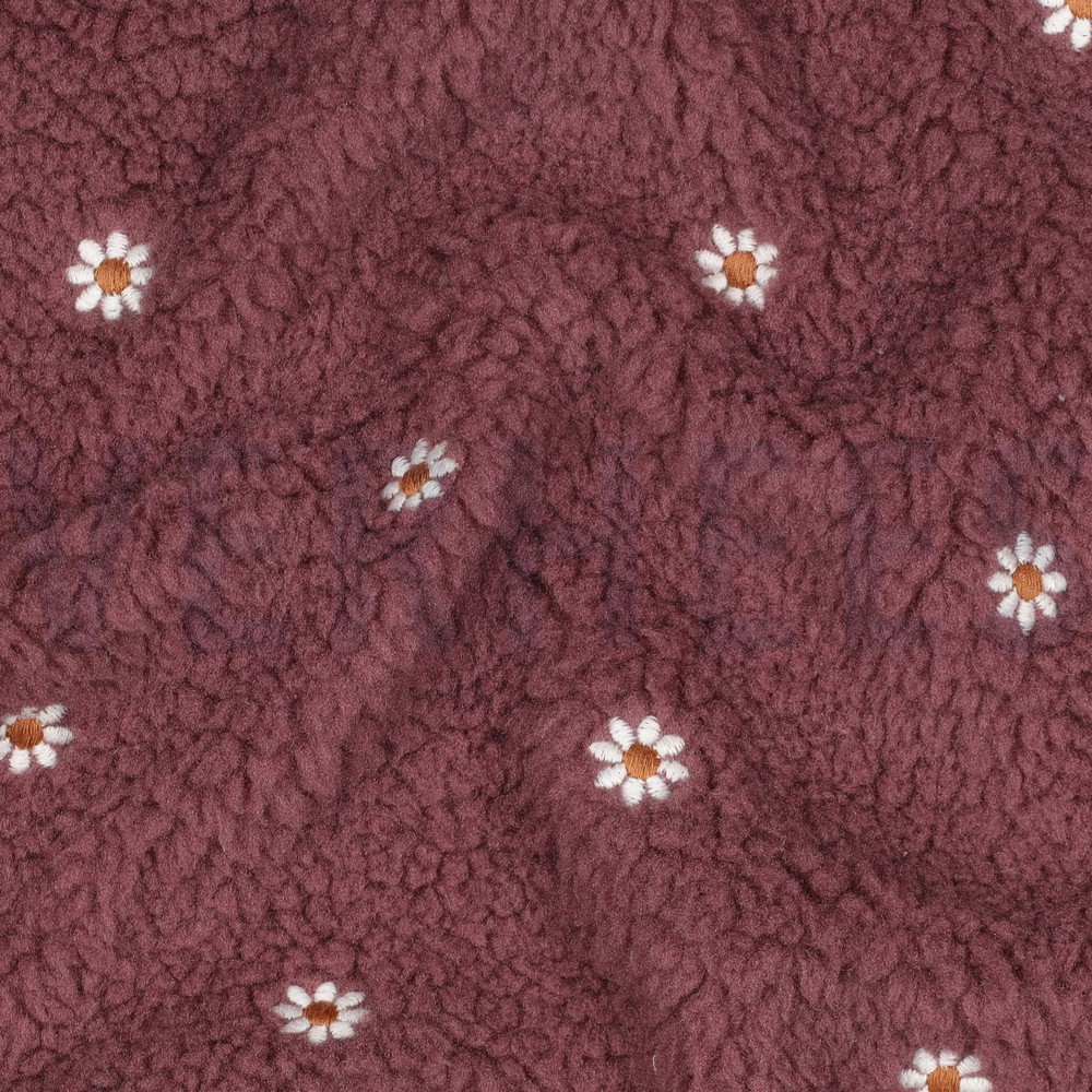 TEDDY EMBROIDERY BLOEMEN ROZENHOUT #7