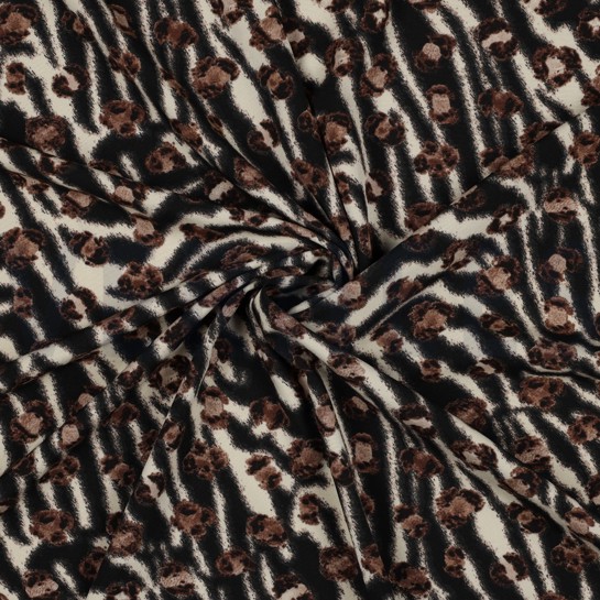 MAGNOLIA STRETCH TIERHAUT SCHWARZ #7