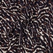 MAGNOLIA STRETCH PEAU D’ANIMAL BLEU MARINE (thumbnail) #2