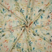 VISCOSE RADIANCE DIGITAAL BLADEREN GEEL (thumbnail) #2