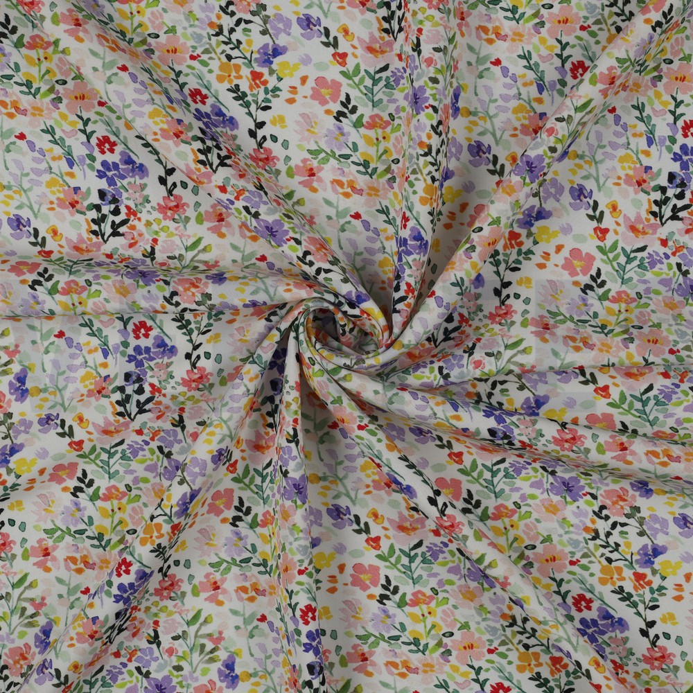 VISCOSE RADIANCE DIGITAL FLEURS MULTICOLORE #7