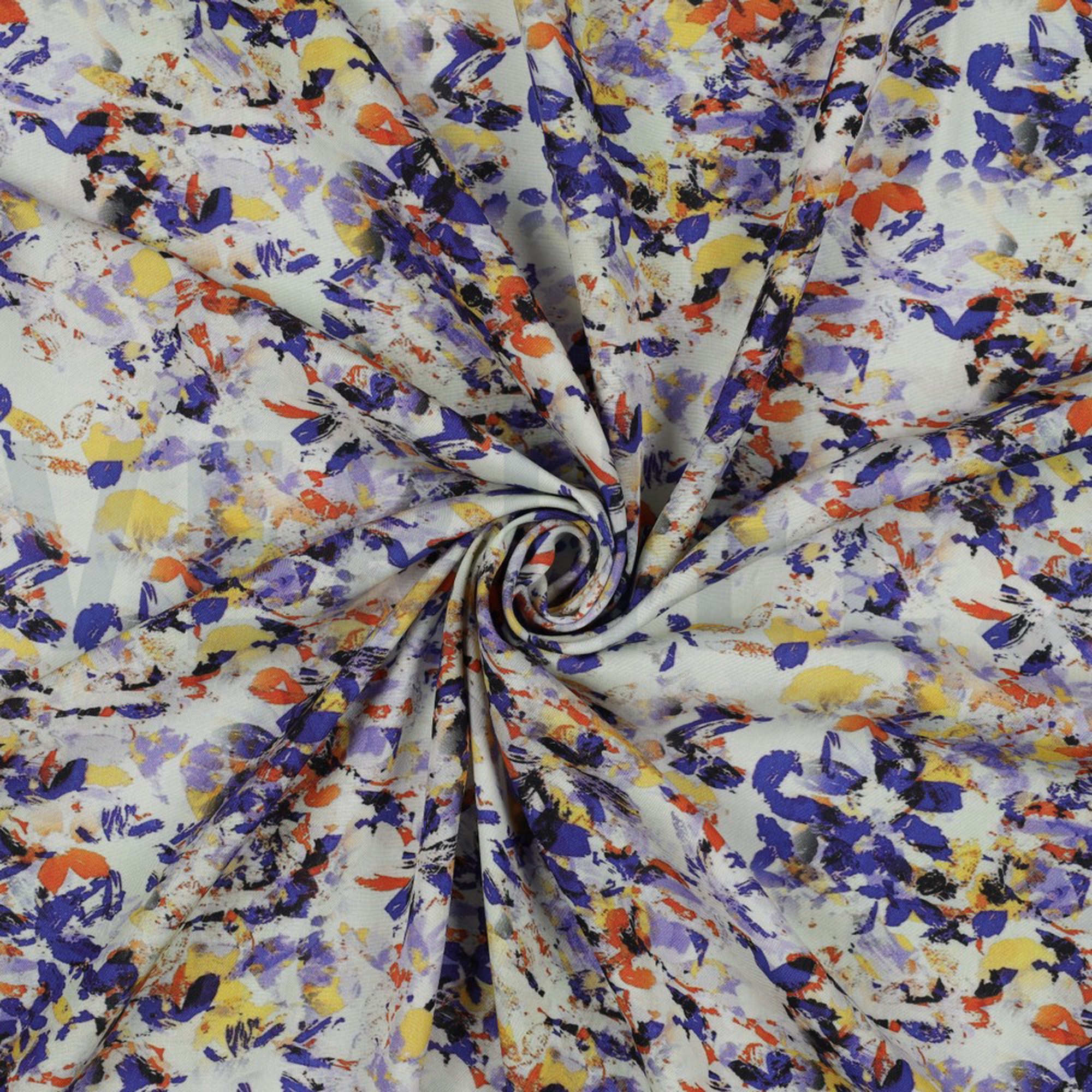 VISCOSE RADIANCE DIGITAL ABSTRAIT BLEU (high resolution) #2