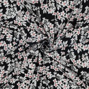 VISCOSE RADIANCE BLOEMEN ZWART (thumbnail) #2