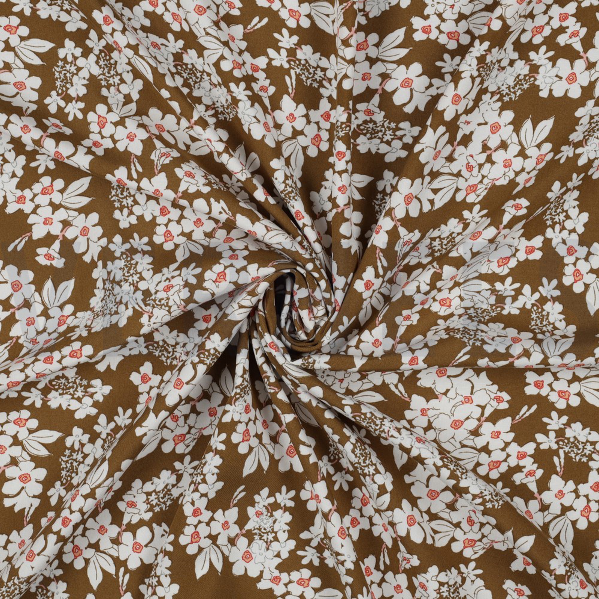 VISCOSE RADIANCE FLOWERS CARAMEL (high resolution) #2