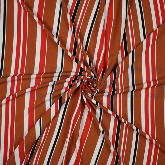 VISKOSE RADIANCE STREIFEN BRAUN #7