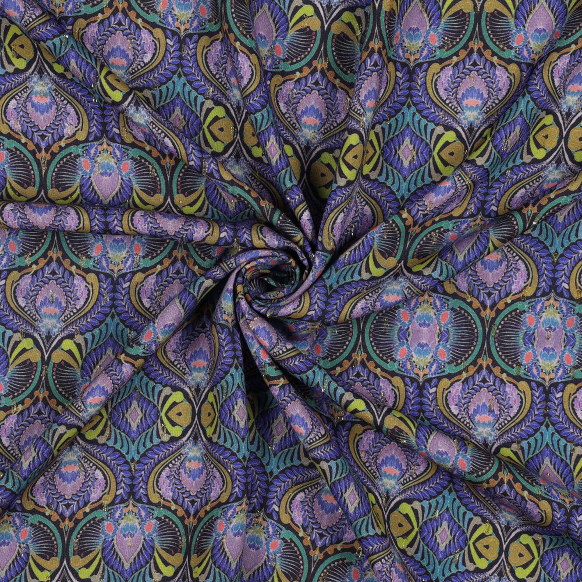 VISCOSE LUREX DIGITAL LEAVES PURPLE (high resolution) #2