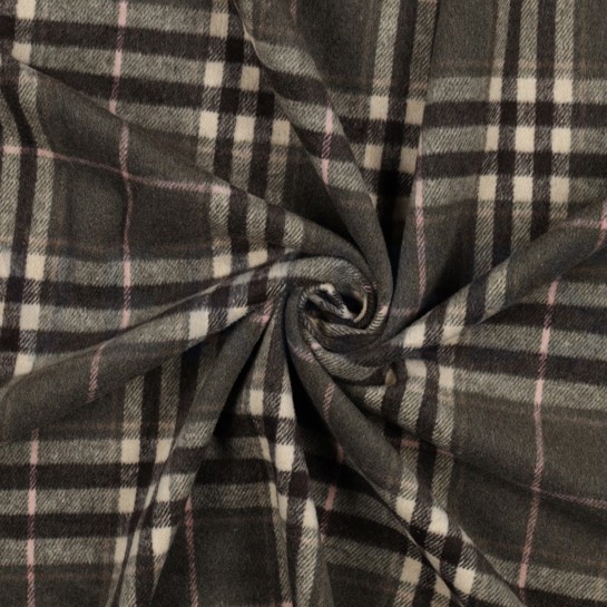 GEBÜRSTETER MANTELLSTOFF KAROS ESSIGGURKE #7