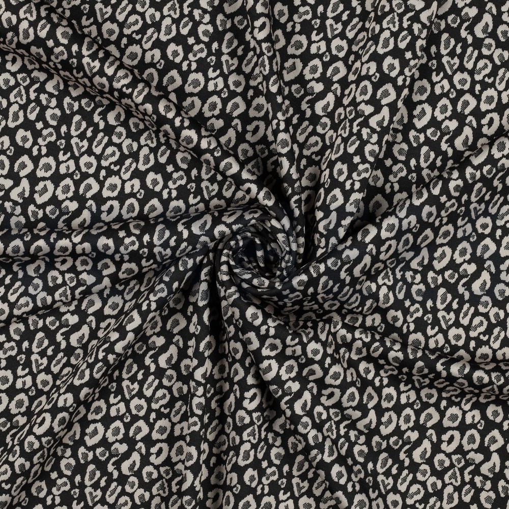 BREISEL JACQUARD DIERENHUID ZWART #7