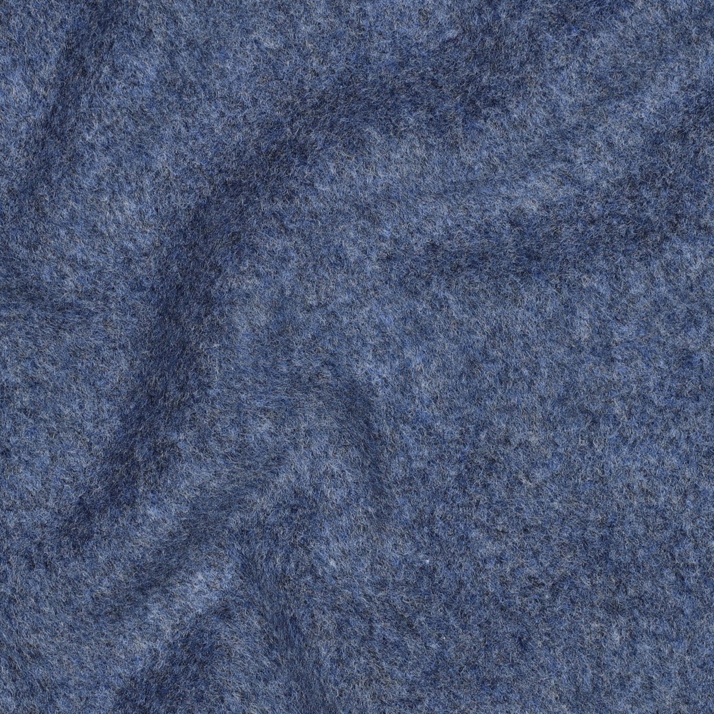 BAUMWOLLE FLEECE GOTS JEANS MELIERT #7