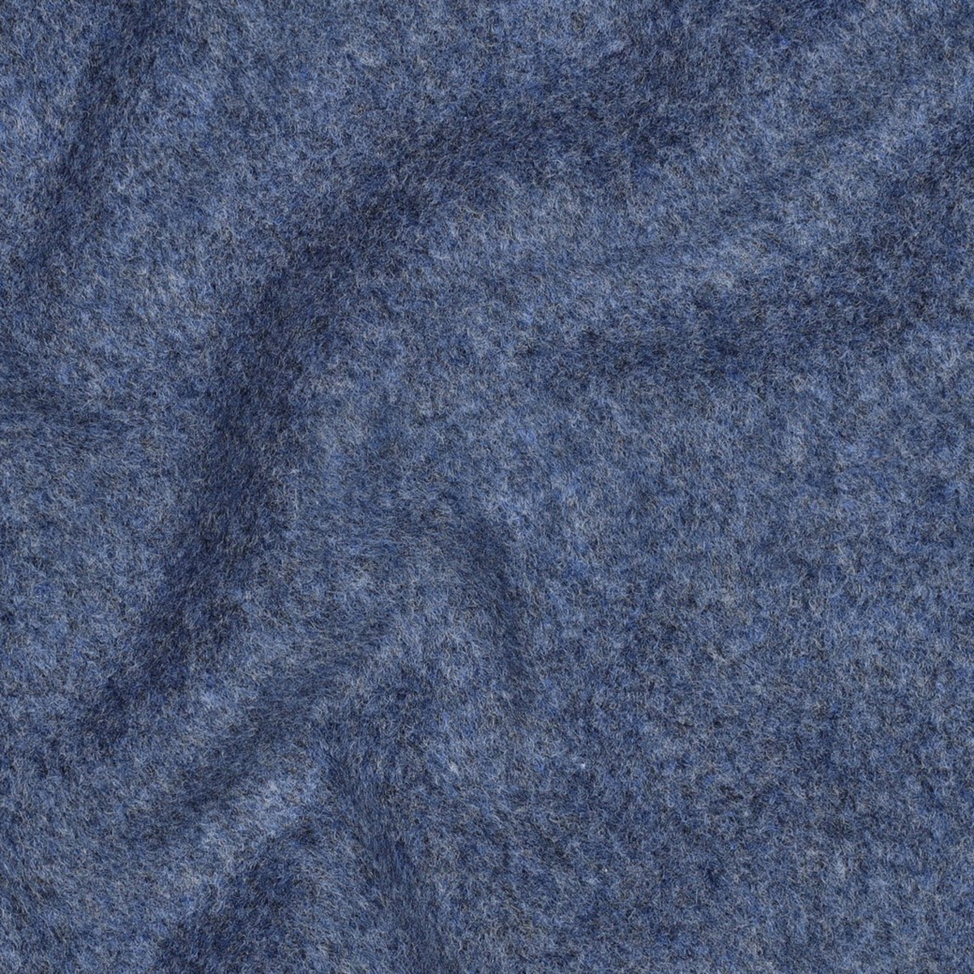 BAUMWOLLE FLEECE GOTS JEANS MELIERT (high resolution) #2