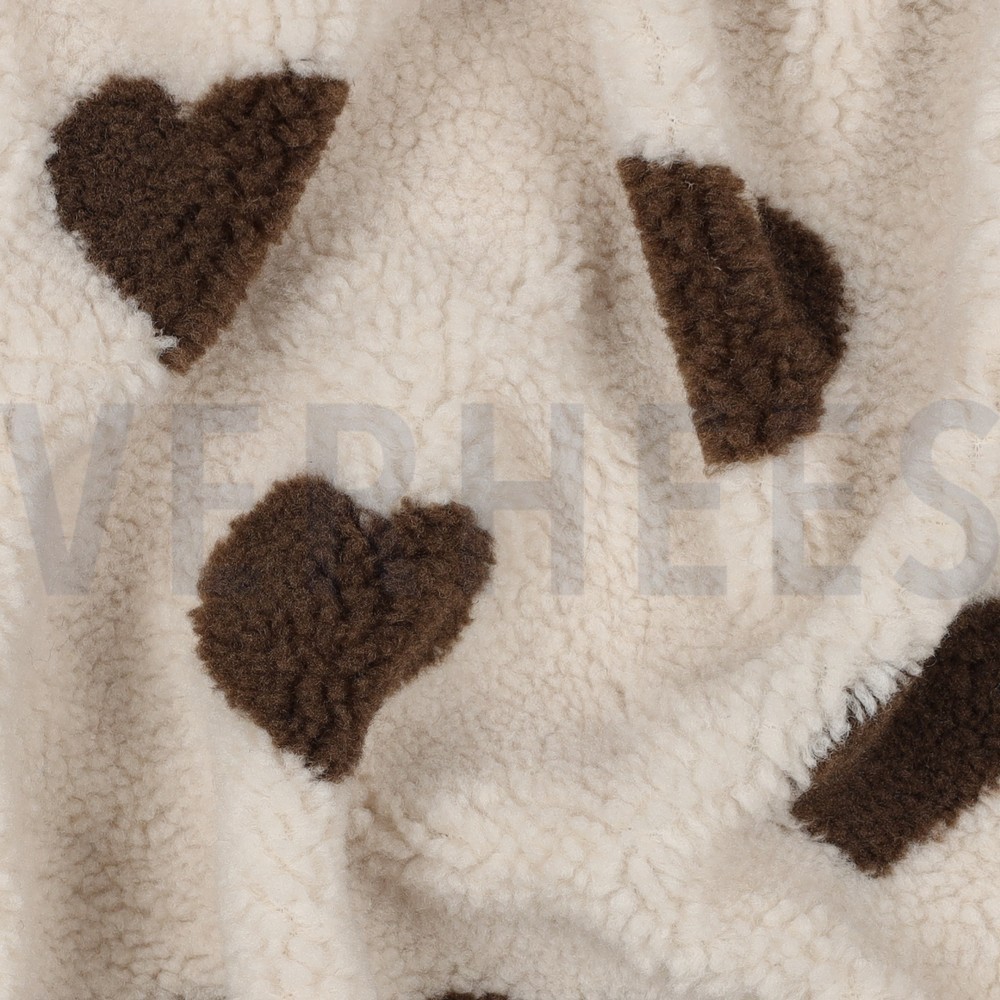 TEDDY JACQUARD HARTEN BRUIN #7