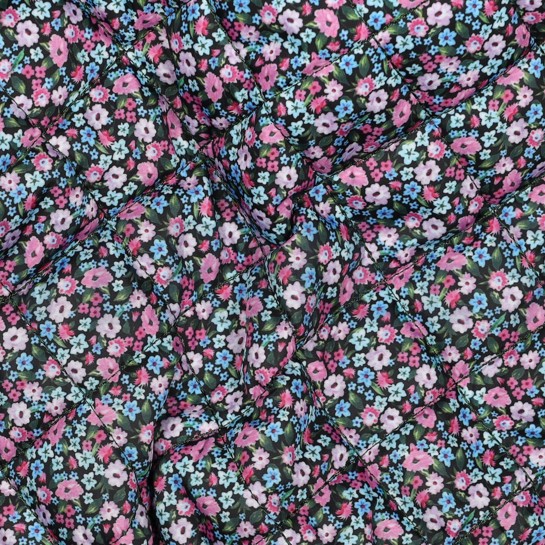 STEPPSTOFF DIGITAL BLUMEN FUCHSIA #7