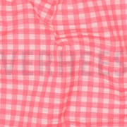 KATOEN GARENGEVERFD NEON RUITEN ROZE (thumbnail) #2