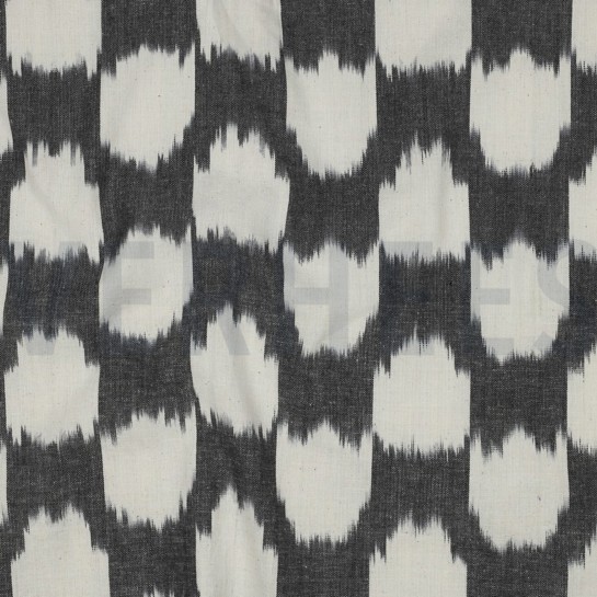 COTON IKAT GRIS #7