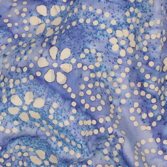HANDGEFERTIGTE BATIK BAUMWOLLE LAVENDEL #7