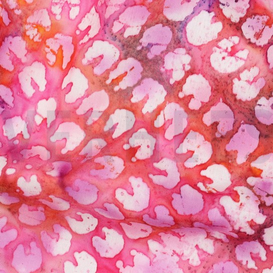 HANDGEFERTIGTE BATIK VISKOSE ROSA #7