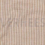 MUSSELIN GARNGEFÄRBT STREIFEN TAUPE (thumbnail) #2