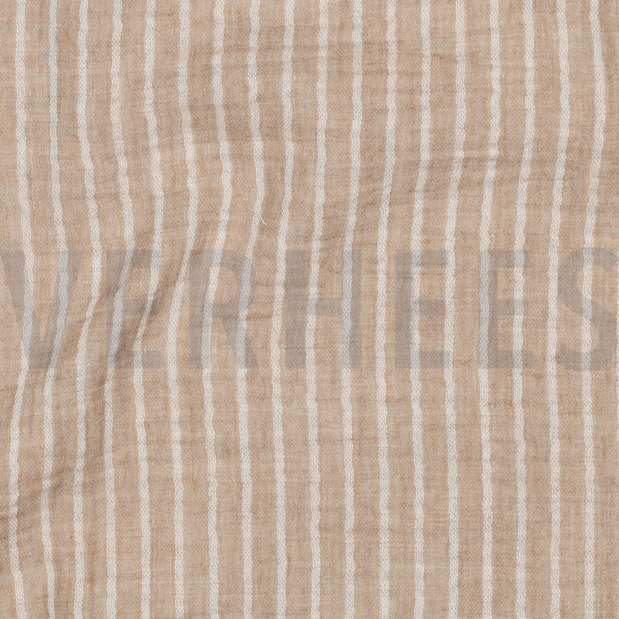 MUSSELIN GARNGEFÄRBT STREIFEN TAUPE (high resolution) #2