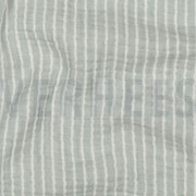 DOUBLE GAUZE GARENGEVERFD STREPEN OUDGROEN (thumbnail) #2