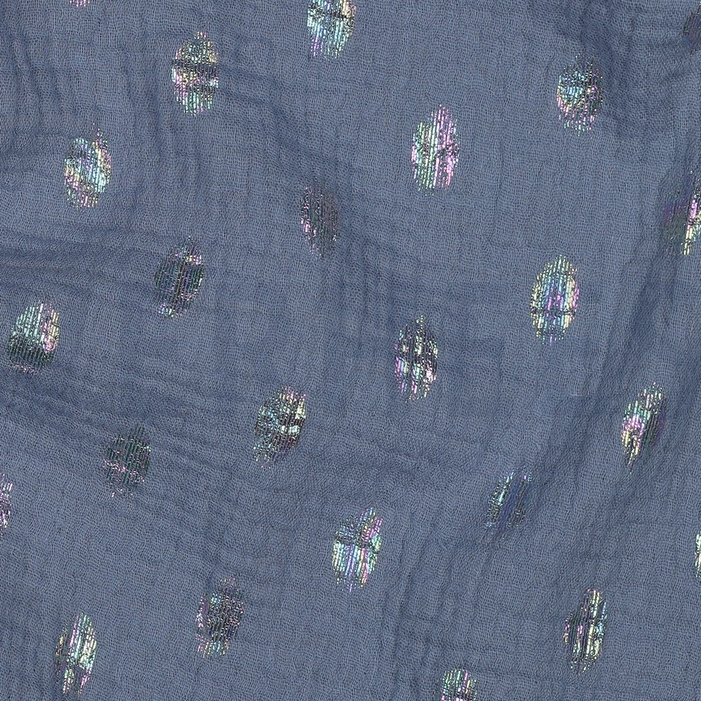 MUSSELIN FOLIE FLECKEN JEANSBLAU #7