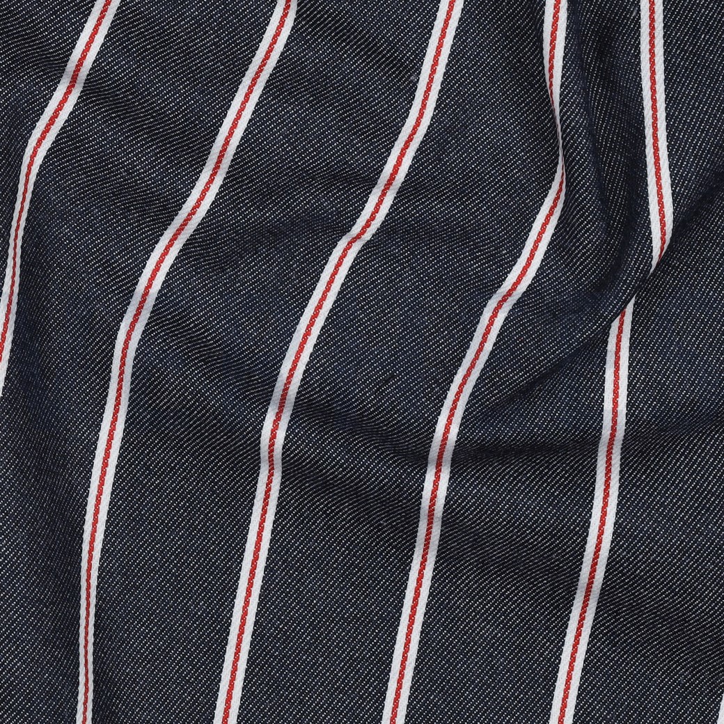 DENIM STRIPES DARK BLUE #7