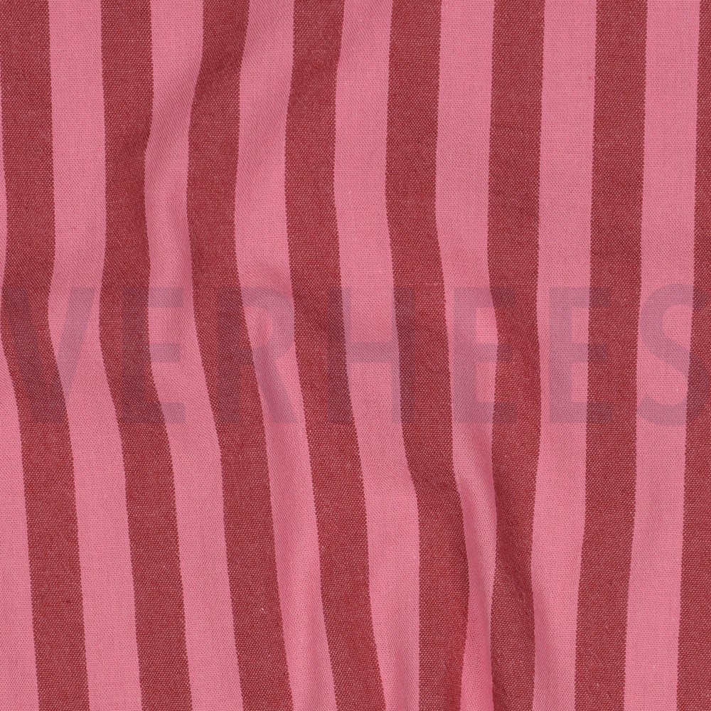 COTTON YARN DYED STRIPES MAUVE #7