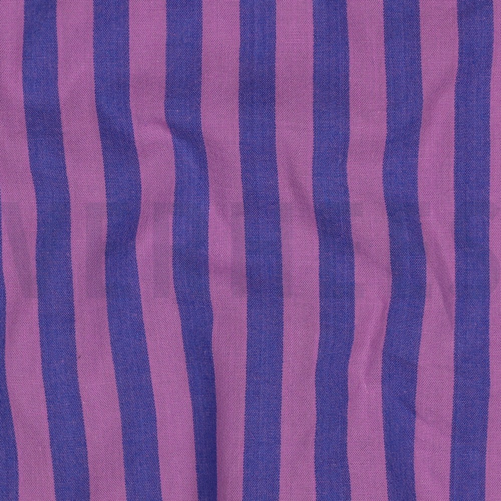 COTTON YARN DYED STRIPES PURPLE #7