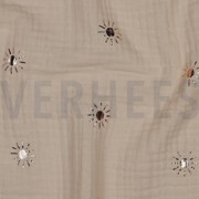 DOUBLE GAUZE FOIL SUNNY SAND (thumbnail) #2