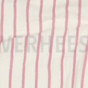 DOUBLE GAUZE YARN DYED STRIPES MAUVE (thumbnail) #2