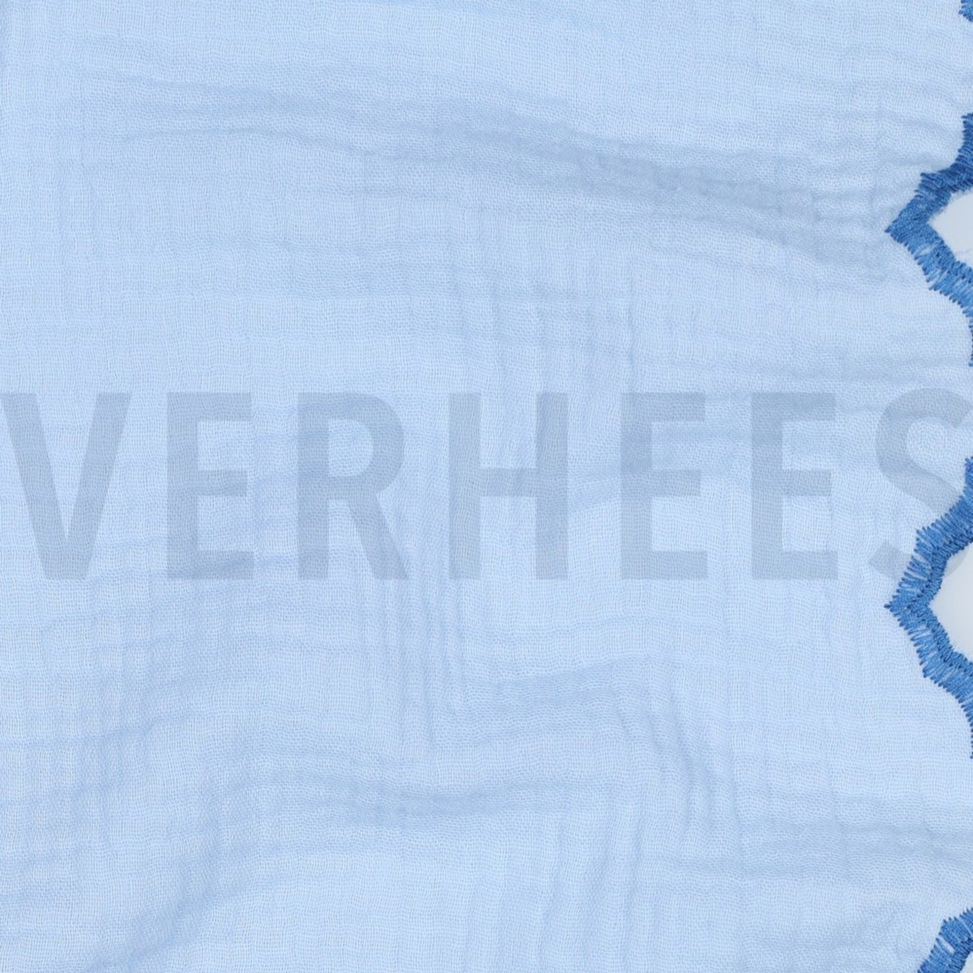 DOUBLE GAUZE TWEE-ZIJDIGE GOLFRAND LICHTBLAUW (high resolution) #2