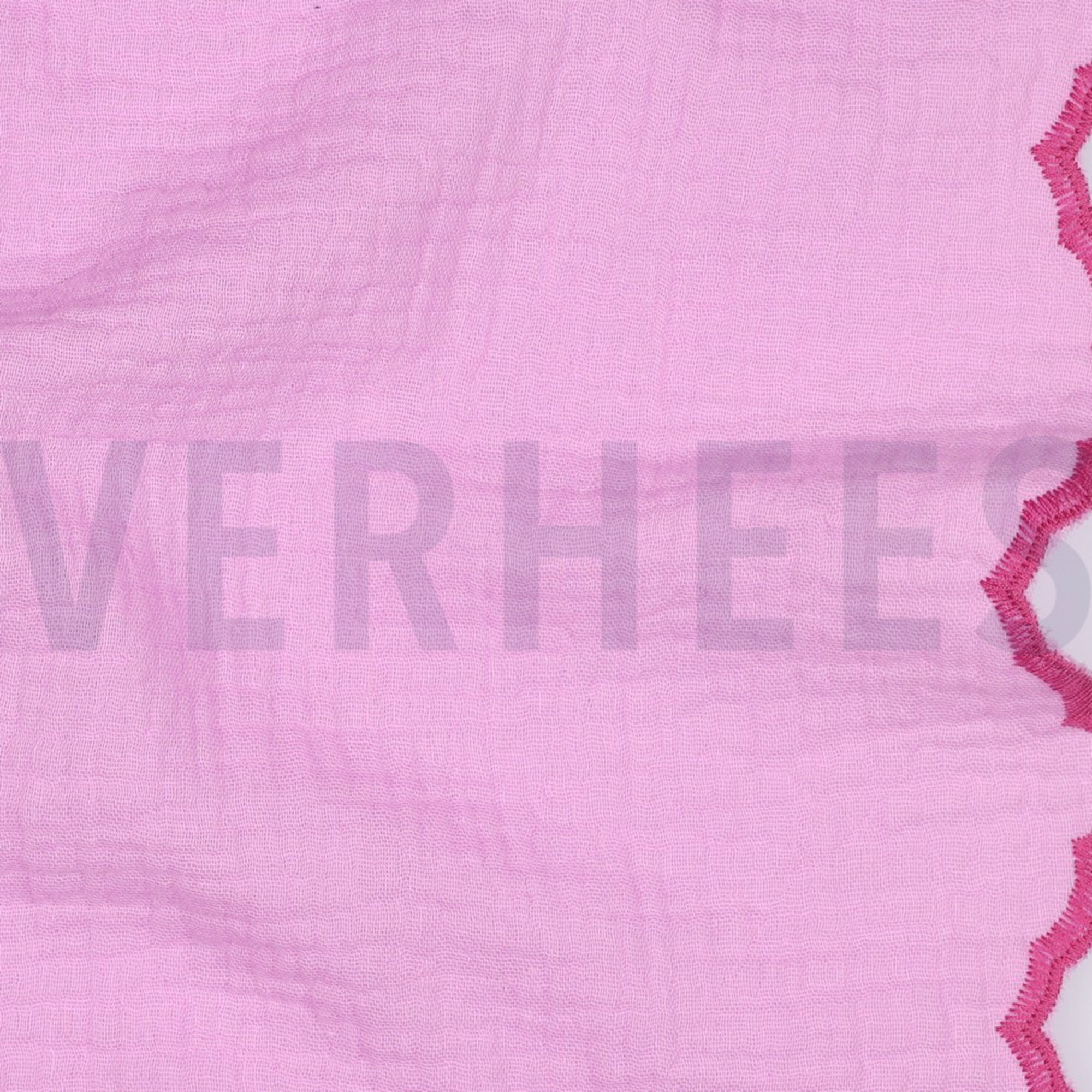 DOUBLE GAUZE TWEE-ZIJDIGE GOLFRAND LICHTROZE (high resolution) #2