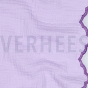 DOUBLE GAUZE TWEE-ZIJDIGE GOLFRAND LILA (thumbnail) #2