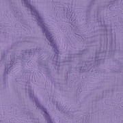DOUBLE GAUZE EMBROIDERY BLOEMEN LILA (thumbnail) #2