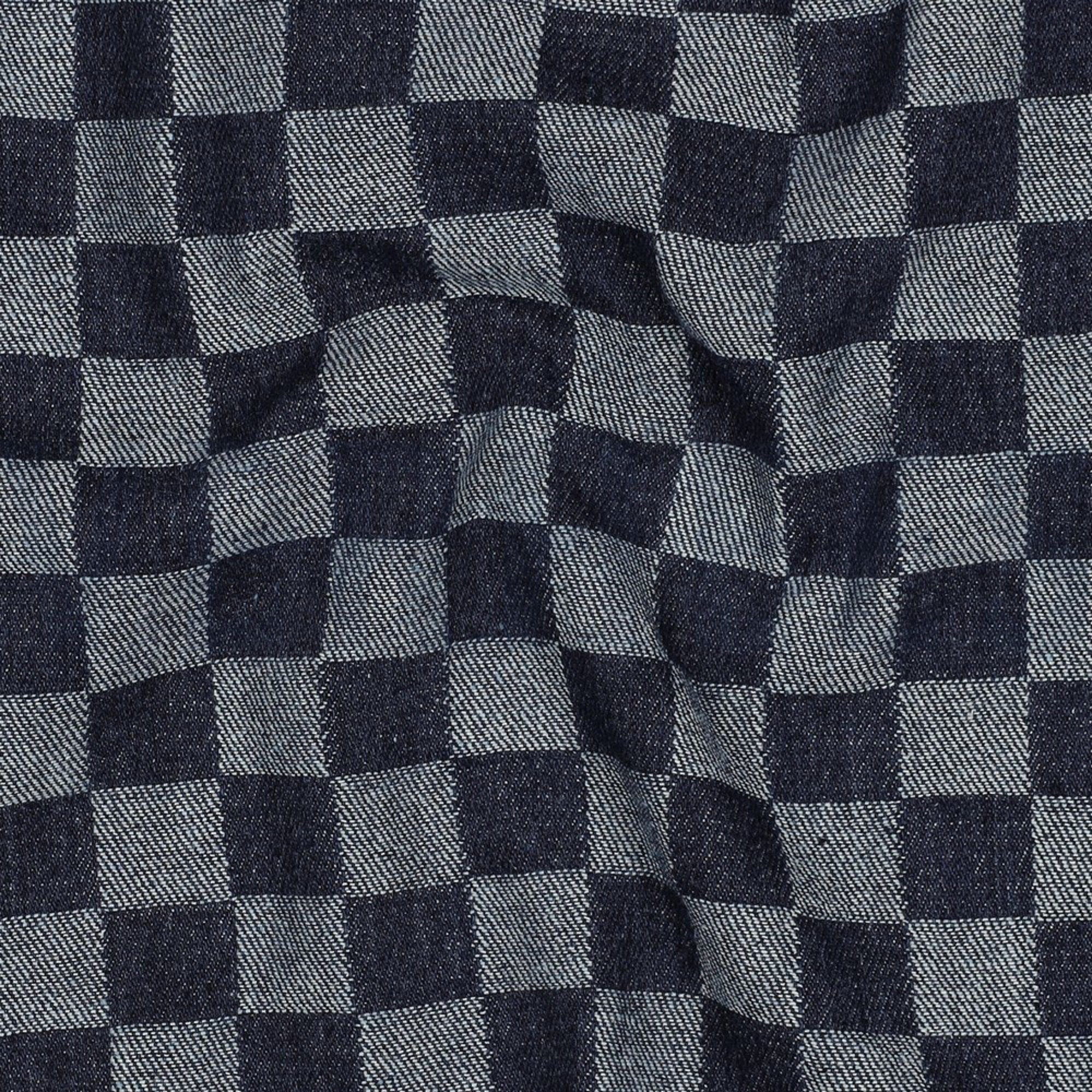 DENIM JACQUARD KAROS JEANSBLAU (high resolution) #2