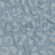 DENIM JACQUARD TIERHAUT HELLBLAU (thumbnail) #2